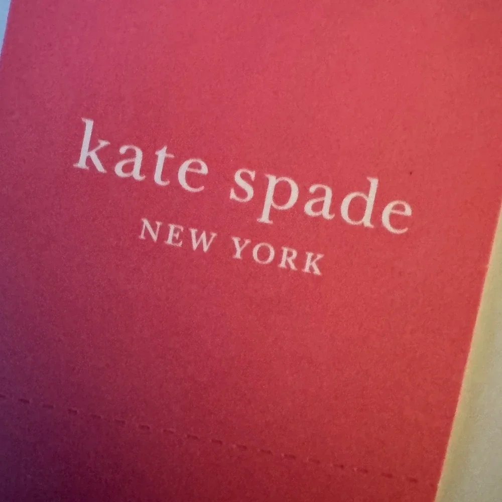 Kate Spade New York Morgan French Pup Bifold Wallet Leather Blush Pink NWT